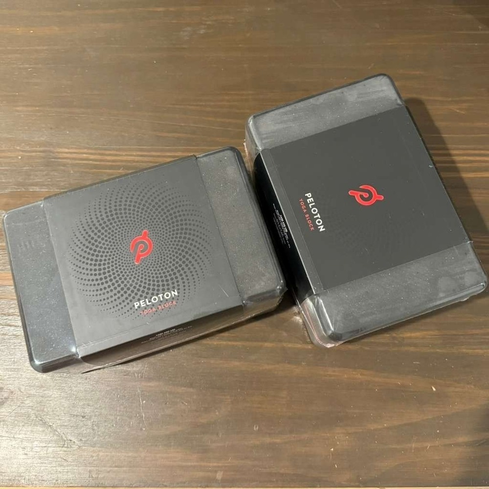 Peloton Yoga Block Black EVA Foam 4"x6"x9" Beginners Advanced New YG-BL-A-02PacK